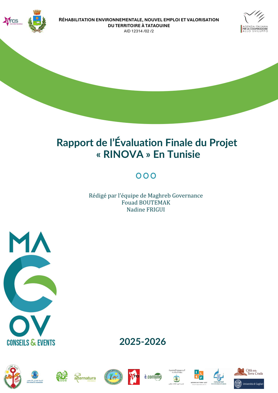 Rapport de l’évaluation du projet RINOVA
